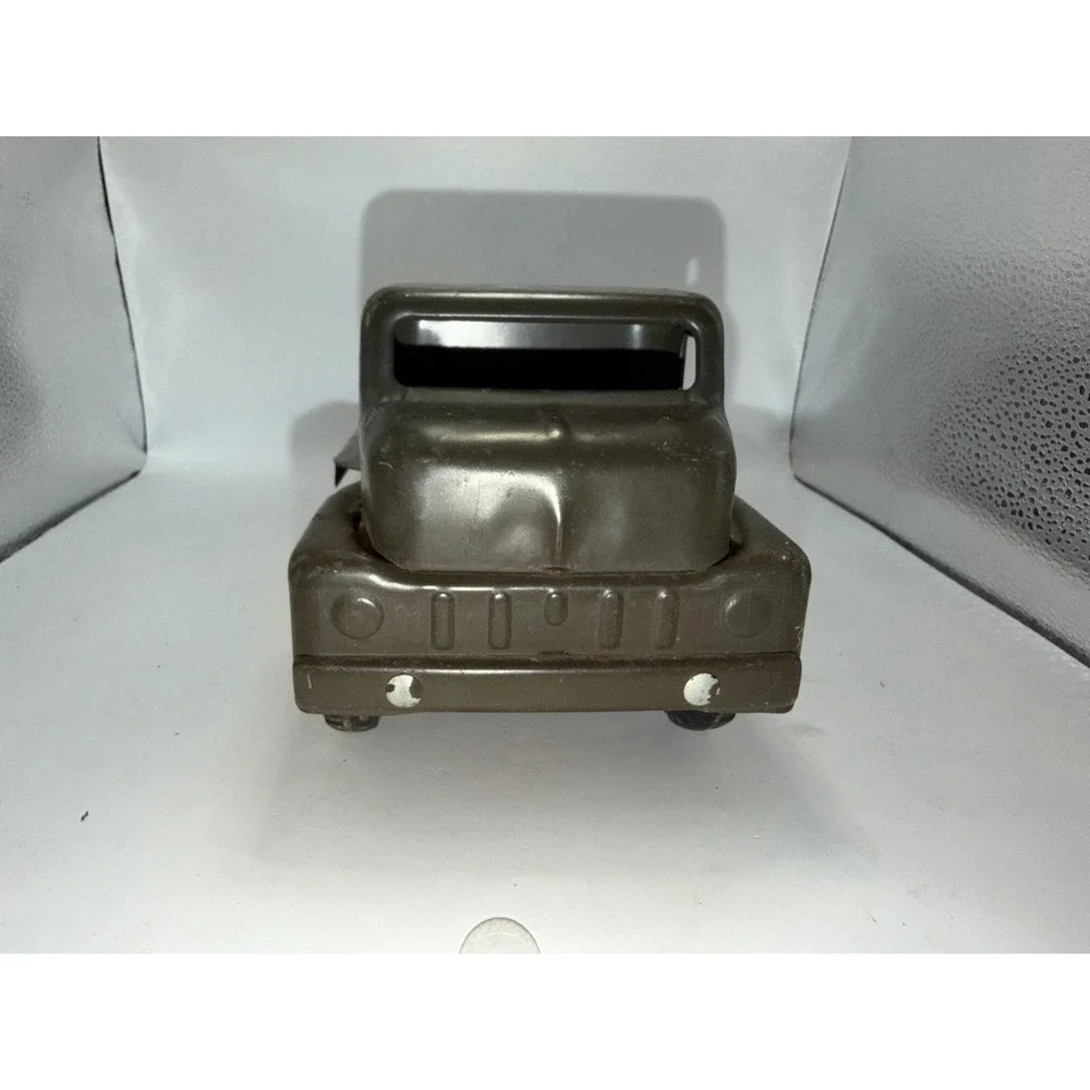 Vintage Structo Toys‎ Military Flatbed Truck Pressed Steel Army Green